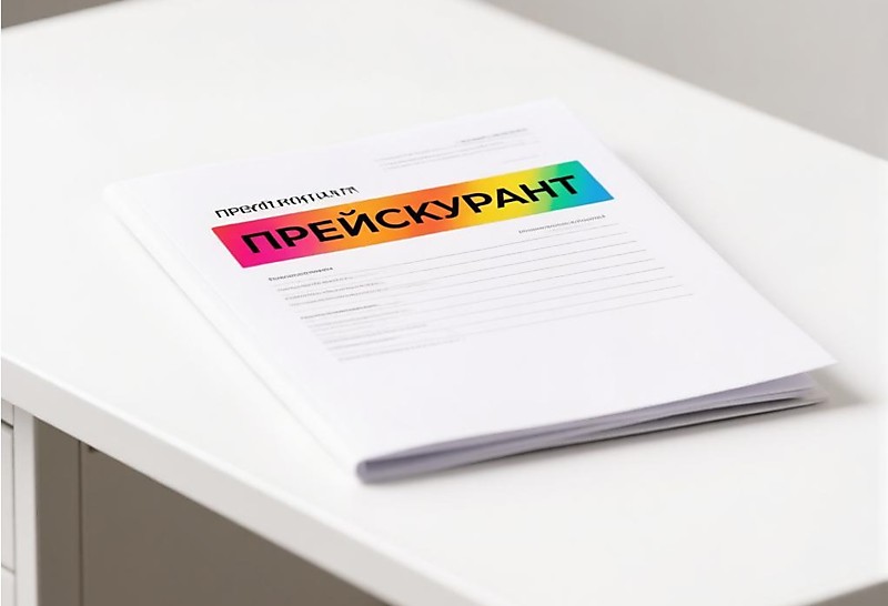 Прейскурант цен